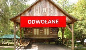 informacja o odwołaniu imprez