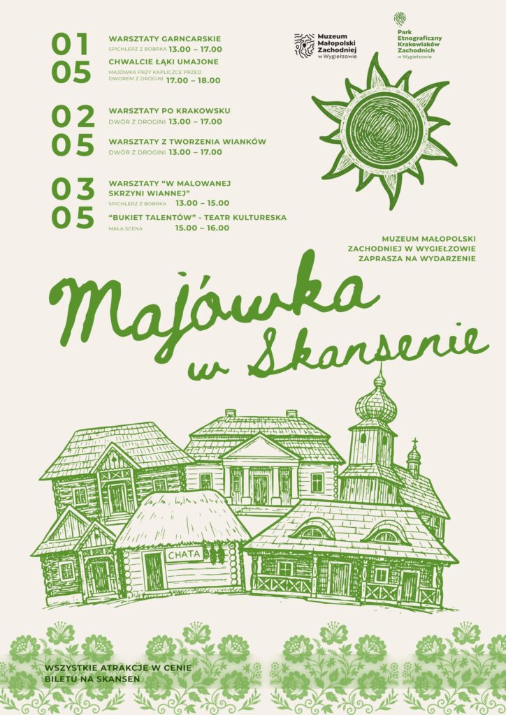 Majówka w Skansenie Plakat wydarzenia
