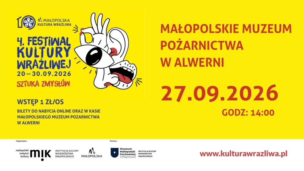 4. Festiwal Kultury Wrażliwej - MMP w Alwerni 27.09.2026